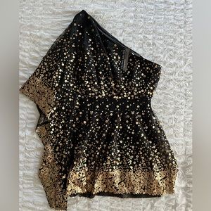 Boston Proper Muse sequin one shoulder top